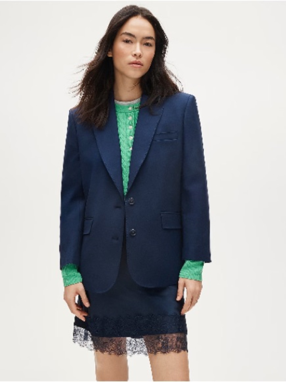 J. Crew Gamine blazer in cotton-blend twill CS650